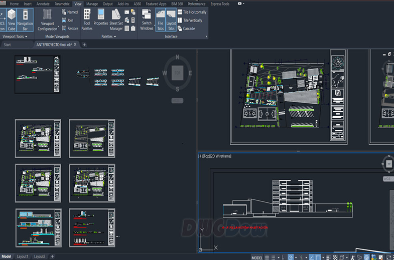دانلود فایل اتوکد نقشه مرکز ریتریت و اقامتگاه آرامش DWG | Retreat Center Project DWG برای AutoCAD